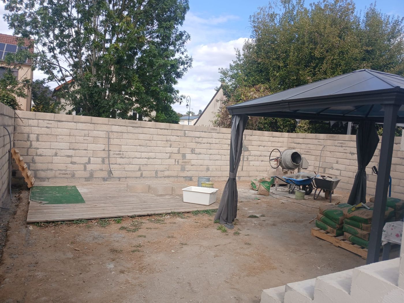 Pergola — structure aluminium