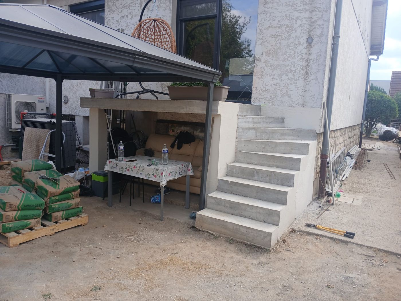 Pergola — aménagement complet